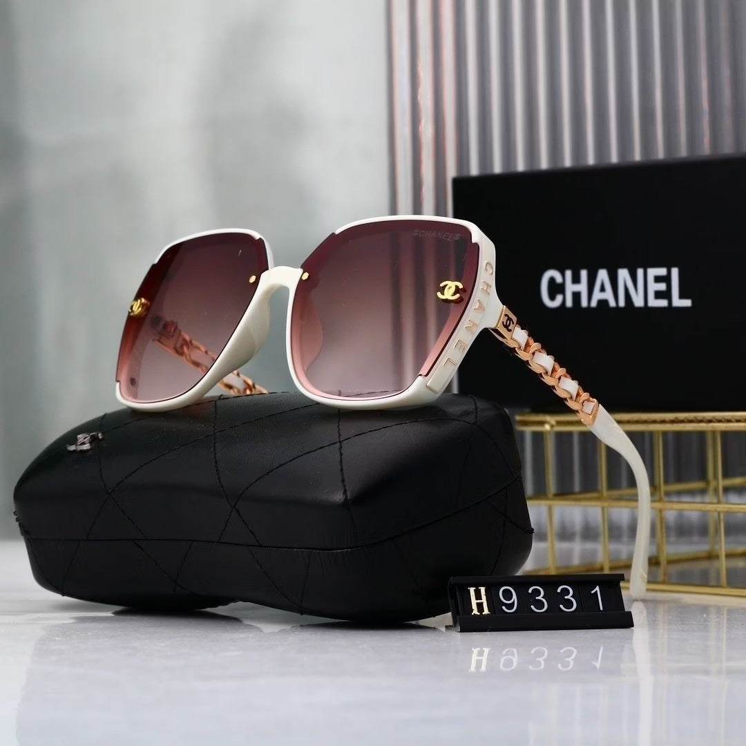 Women's Fashion Full Frame Letter Sunglasses H9331