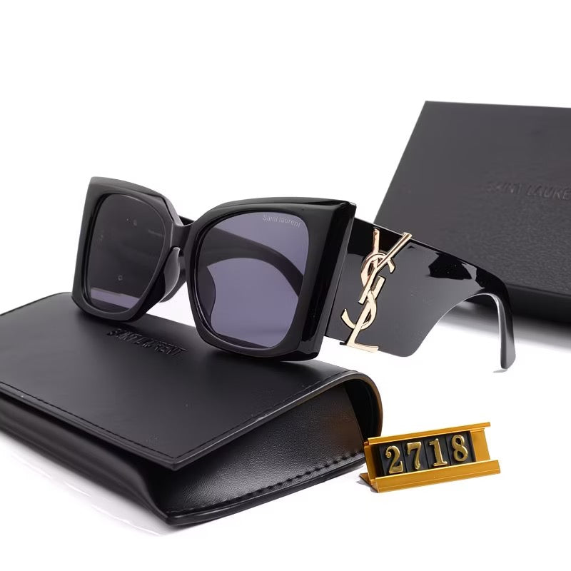 Women's Fashion Full Frame Letter Sunglasses 2718