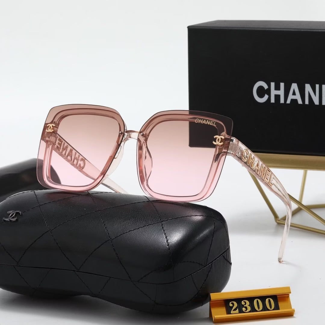 Women's Fashion Full Frame Letter Sunglasses 2300
