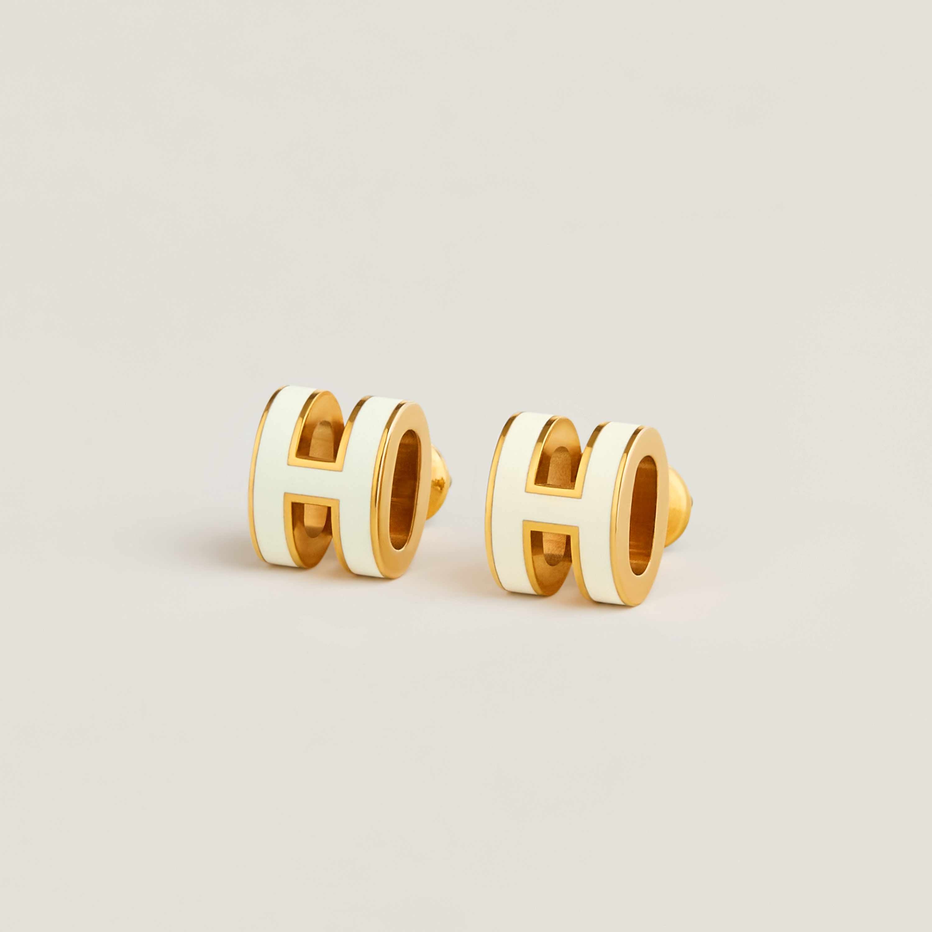H Yellow Gold Earrings