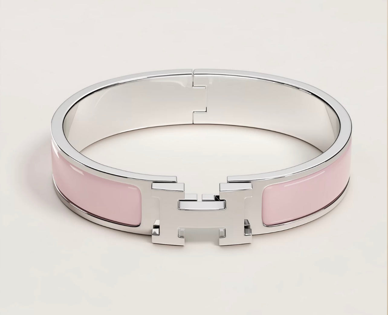 H Silver Bracelet