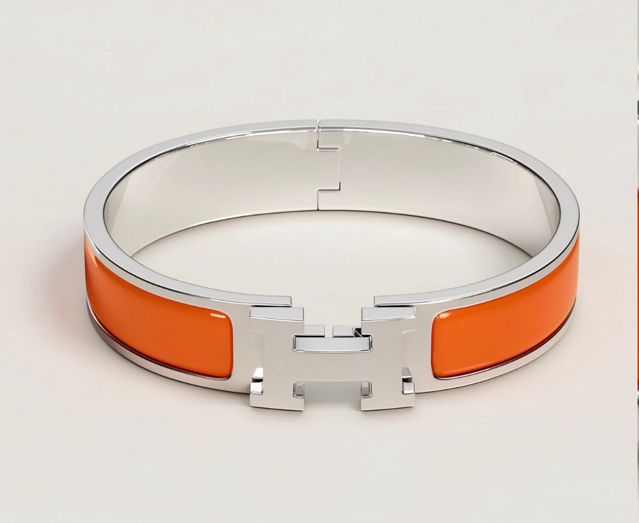 H Silver Bracelet