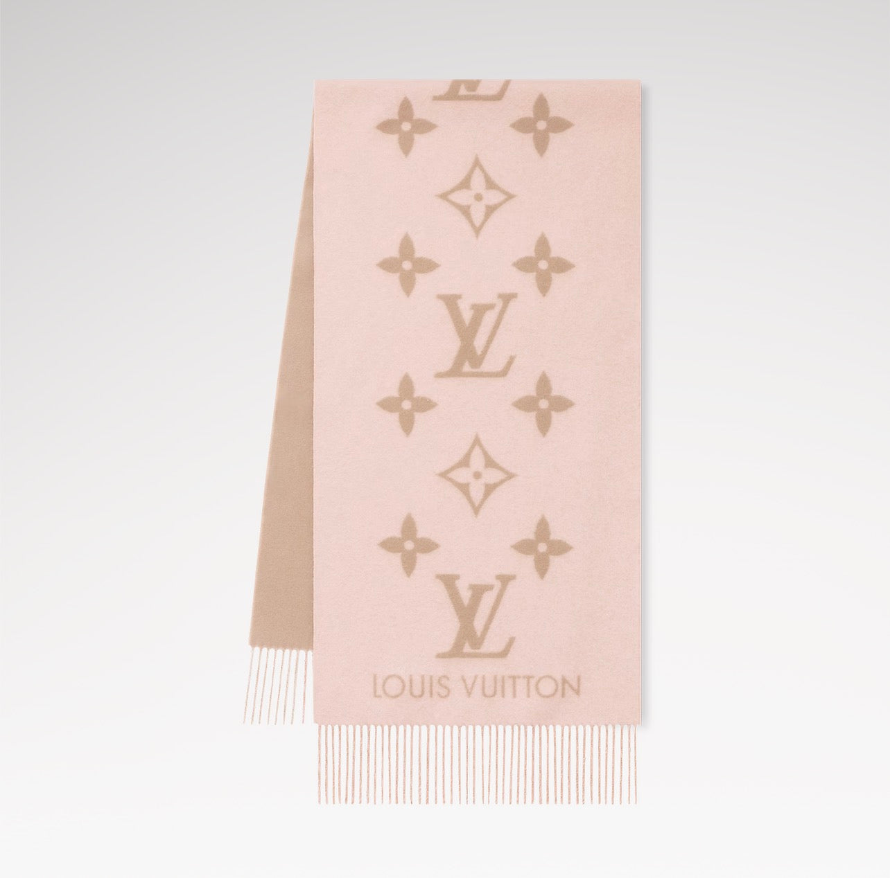 Women Oversized Monogram Reversible Scarf