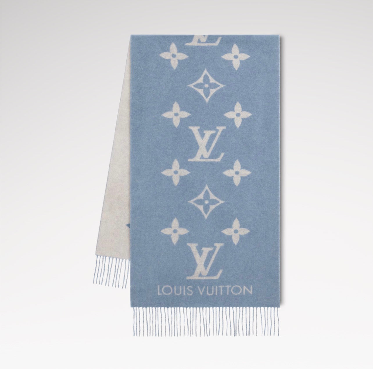 Women Oversized Monogram Reversible Scarf