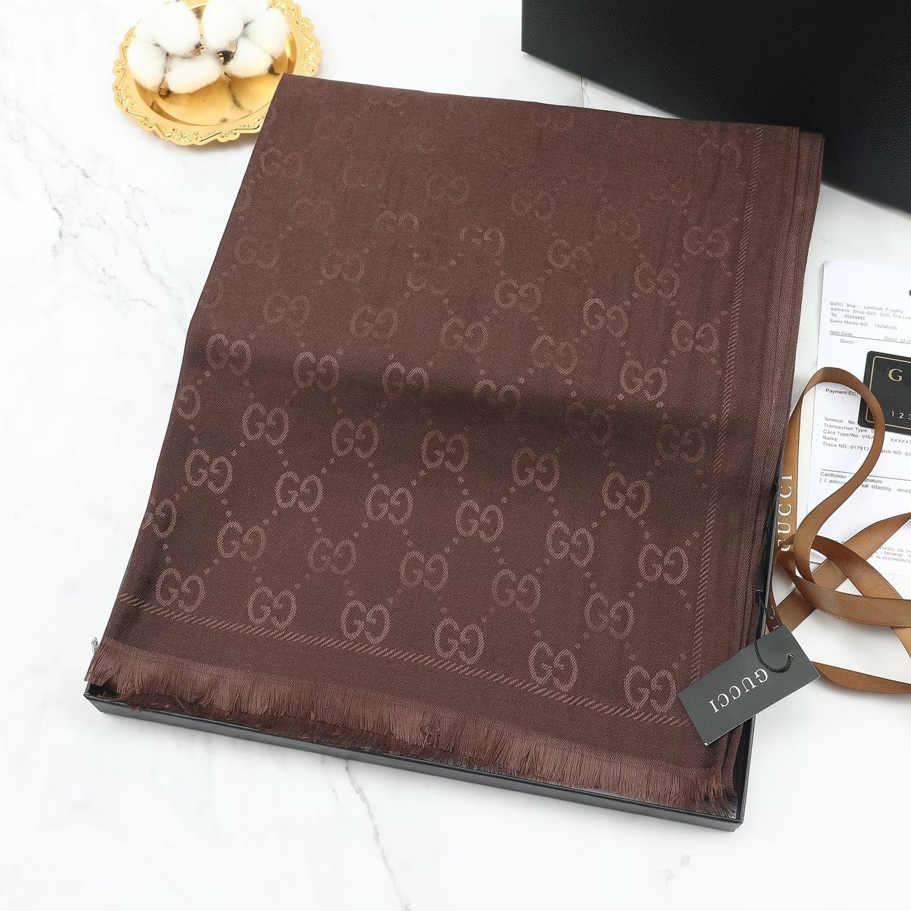 Women GG Reversible Scarf