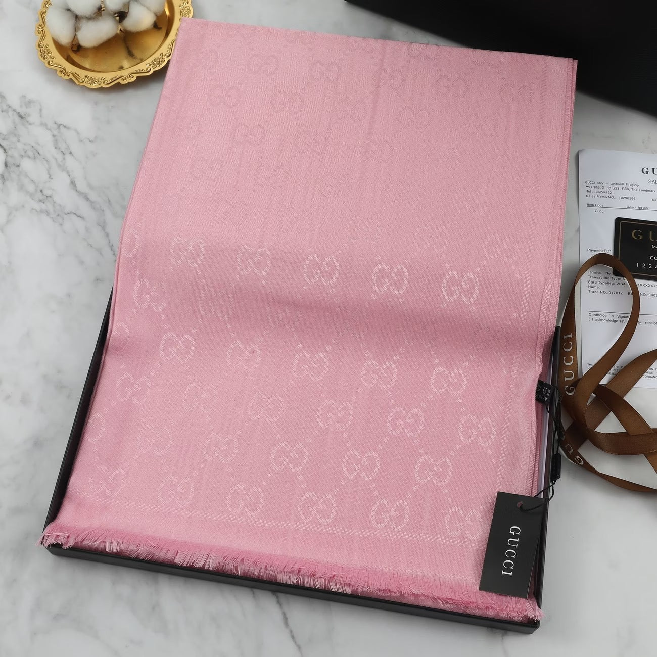 Women GG Reversible Scarf