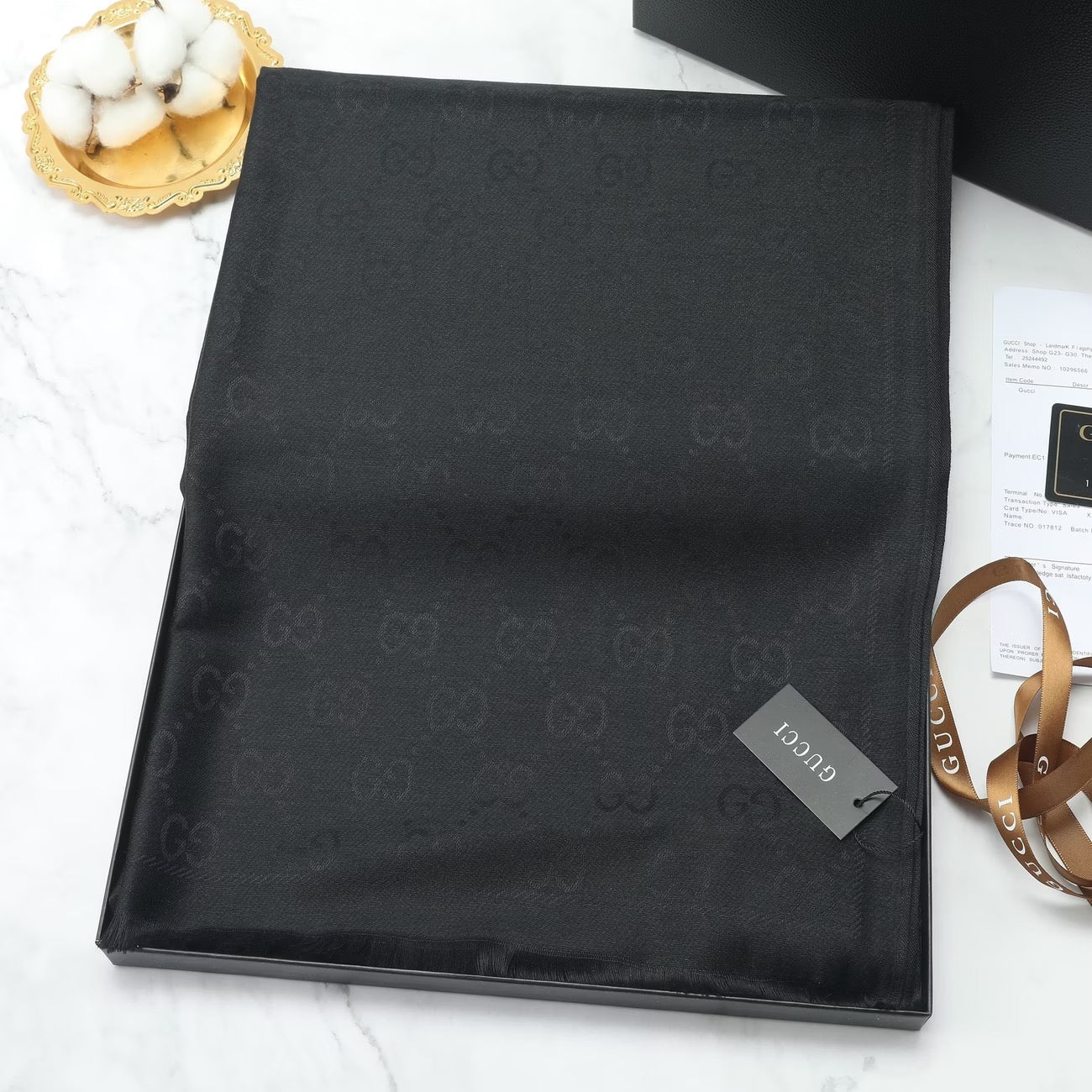 Women GG Reversible Scarf
