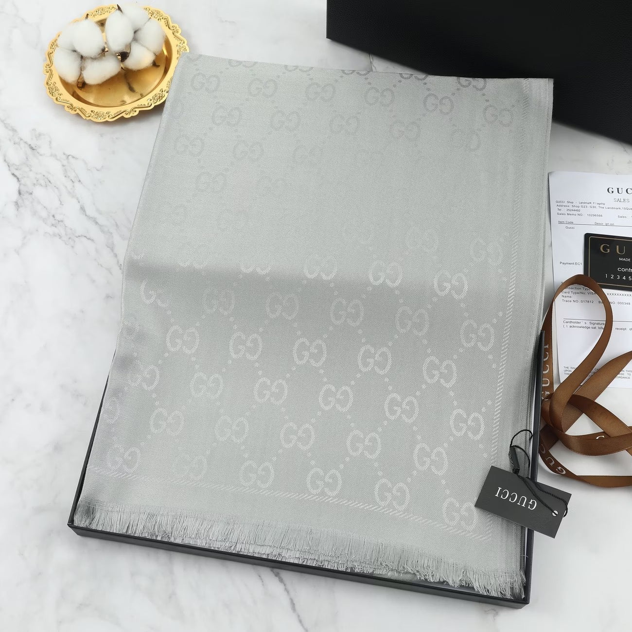 Women GG Reversible Scarf