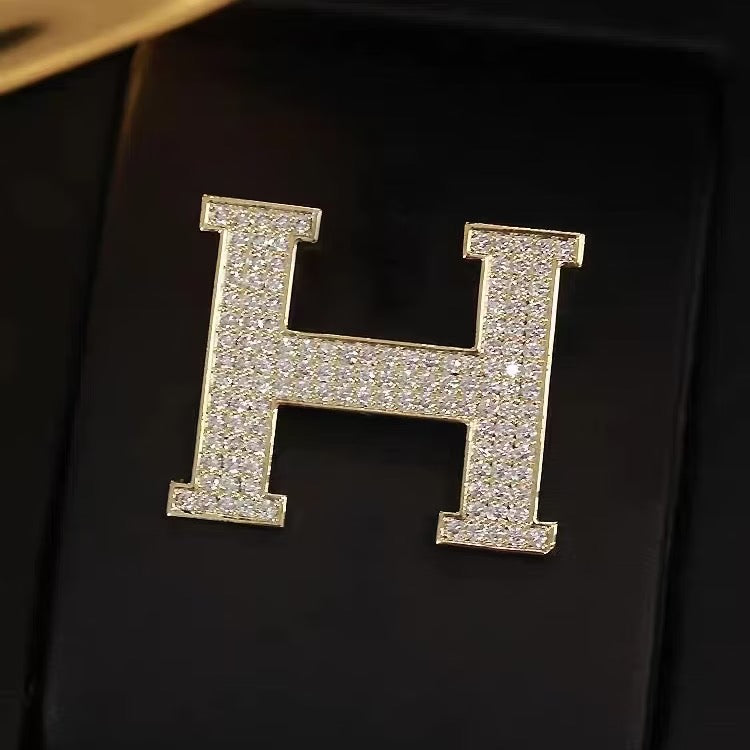 Women H Brooch