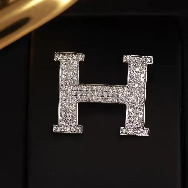 Women H Brooch