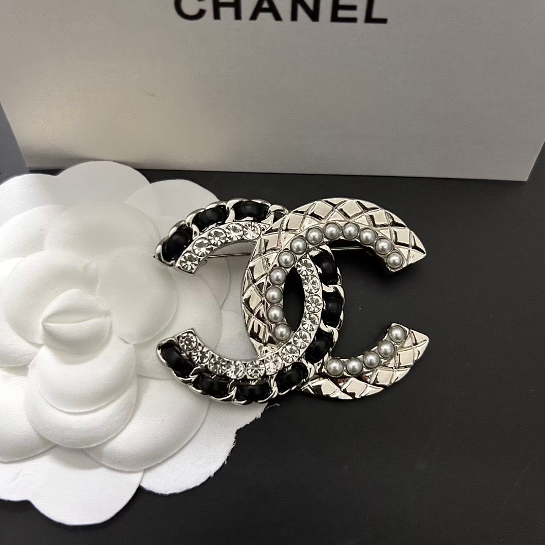 Women CC Pearl Brooch